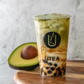 Avocado Organic Matcha Milk with Pearls