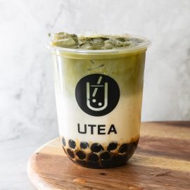 Organic Matcha Milk with Pearls