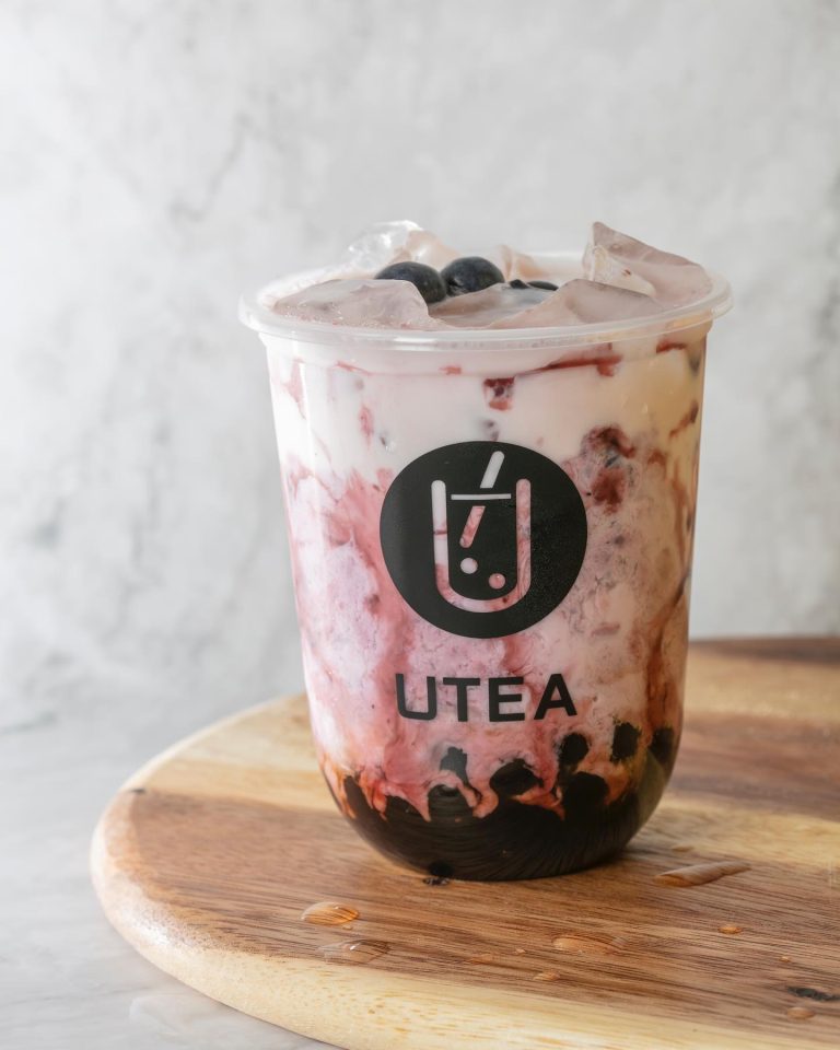 Blueberry Milk with Pearls