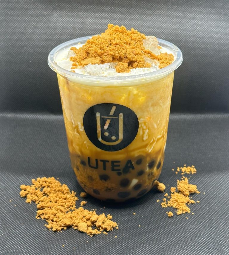 Lotus Biscoff Milk with Pearls