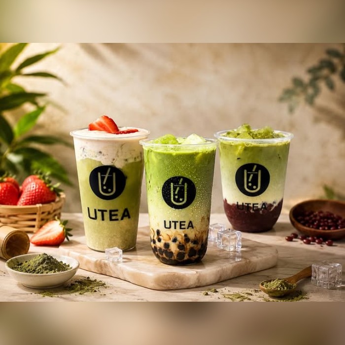 Strawberry Matcha Milk